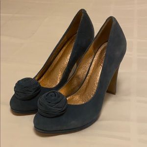 Anthropologie Blue Miss Albright Pumps 7.5